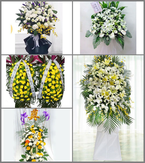 河北承德丰宁满族自治县凤山镇白事花篮预定